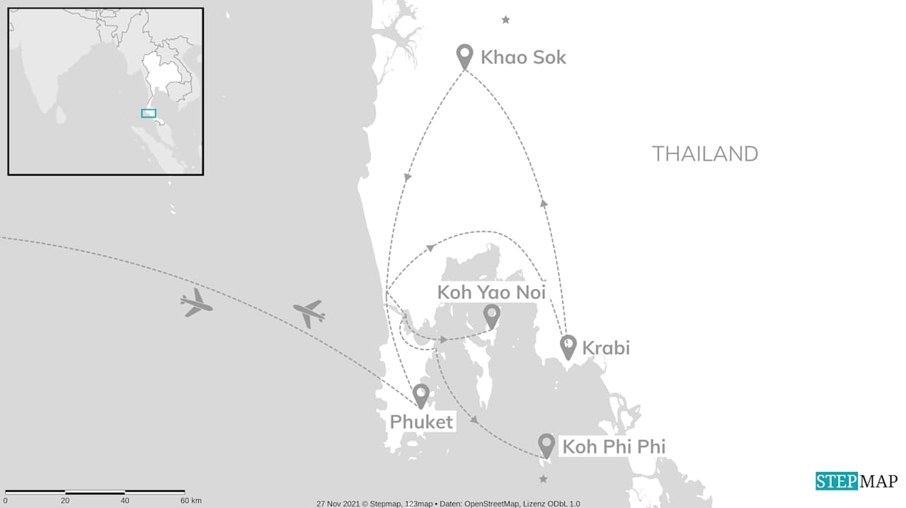 Explore Thailand: Jungle meets Koh Yao Noi and Koh Phi Phi