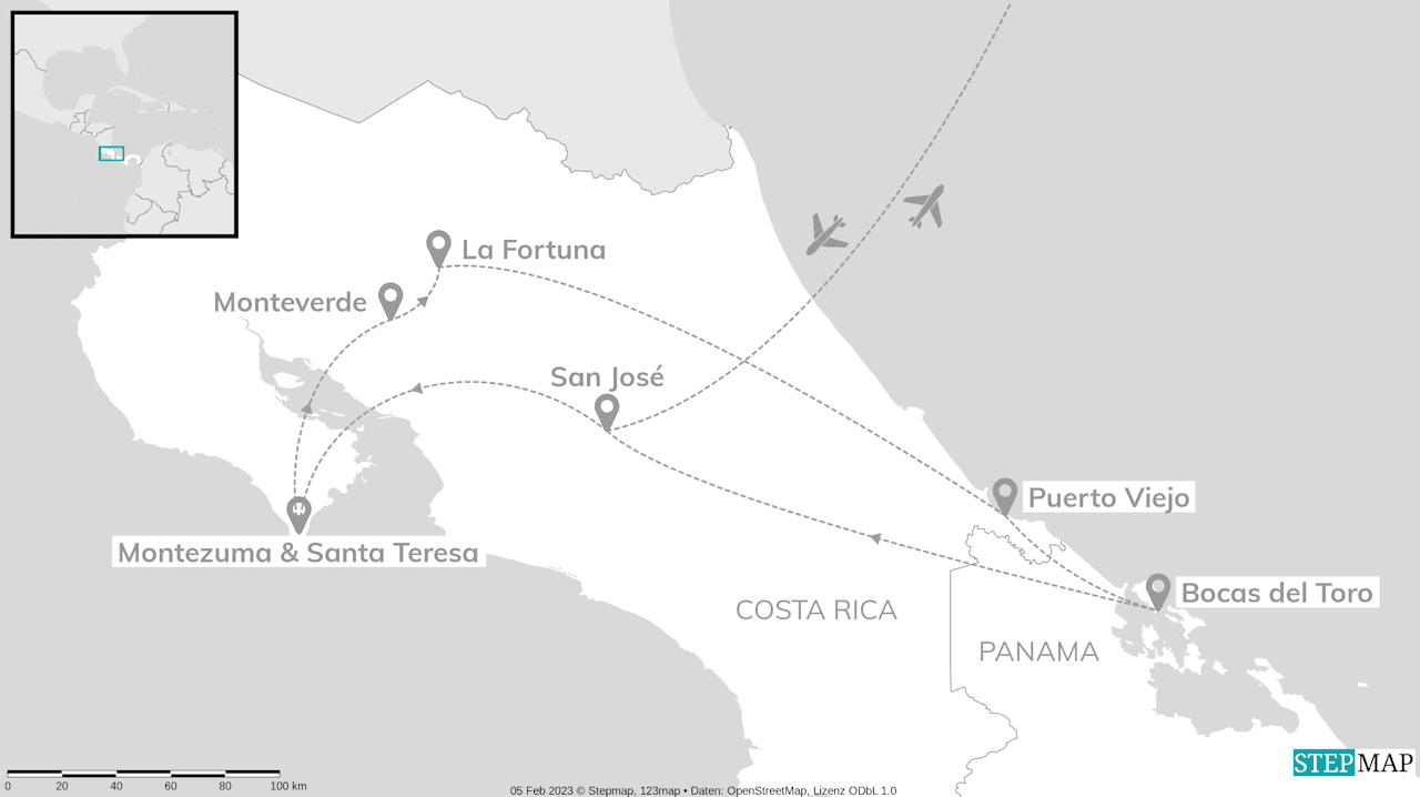 Costa Rica and Panama: Jungle antics and island stay!