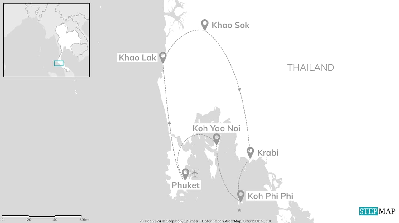 Explore Thailand: Jungle meets Koh Yao Noi and Koh Phi Phi